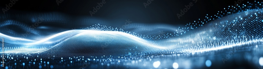 Poster abstract background with dynamic wave. abstract wave for the background. stock image. 3d rendering f