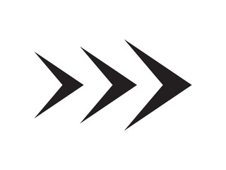 Arrow icon. simple arrow vector on white background. flat style arrow icon. vector illustration.