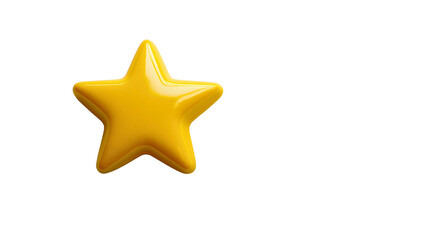 Obraz premium A yellow star with a recognizable shape reminiscent of a marine star, this bright yellow star shines with a beautiful glow.