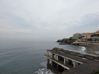 Naklejka premium pier in the sea