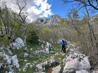 Mountaineering trails on Velebit and in Paklenica National Park (Starigrad, Croatia) -...
