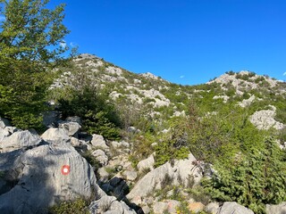Mountaineering trails on Velebit and in Paklenica National Park (Starigrad, Croatia) -...