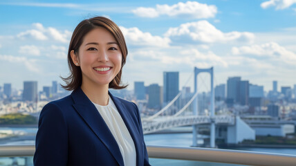 都会のビジネスウーマン