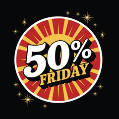 Black Friday sale tag, price tag Advertisement for discount offer