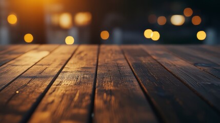 Outdoor wood deck shadow