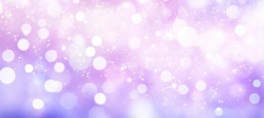 Fototapeta premium Purple Sparkling and Shiny Abstract Background Banner