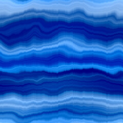 Modern summer striped blur wash seamless pattern background for trendy beach wear and coastal living designs. Repeatable alcohol ink bleed effect in blue white indigo colors