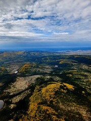 Fototapeta premium View from a plane, canada landscapes, forests, nature lovers, outdoors, mountains