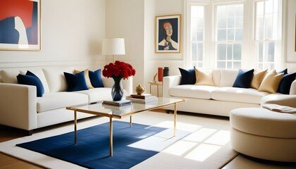Photo interior modern design room 3d illustration