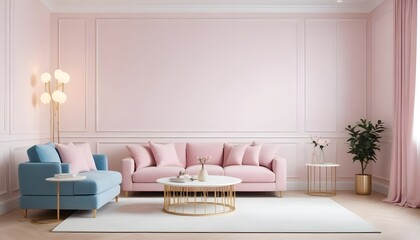 Photo interior modern design room 3d illustration