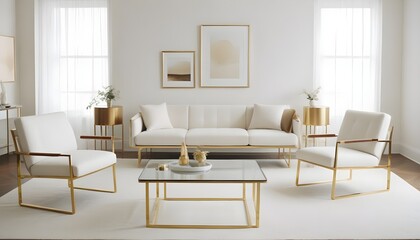 Photo interior modern design room 3d illustration