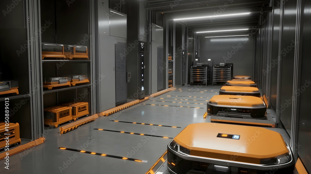 Poster Smart warehouse utilizing artificial intelligence for autonomous sorting and loading  -
