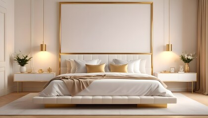 Photo interior modern design room 3d illustration