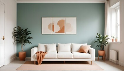 Photo interior modern design room 3d illustration