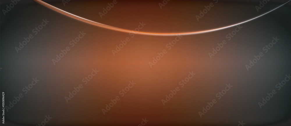 Poster neon glowing circle rays, light round lines in the dark, planet style neon wave lines. energetic ele