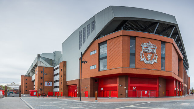 Anfield Stadium and the Shankly Gates