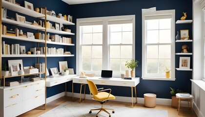 Photo interior modern design room 3d illustration