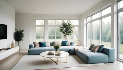 Photo interior modern design room 3d illustration