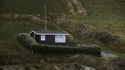Tiny house on a hill