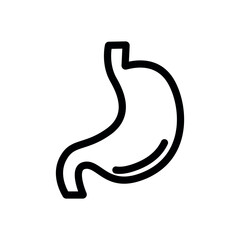 Stomach icon line vector design