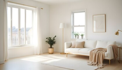 Photo interior modern design room 3d design	
