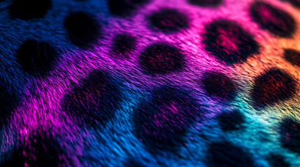 Obraz premium purple leopard print