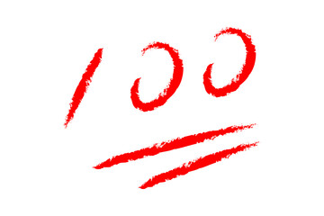 テストで100点を取ったときのイラスト