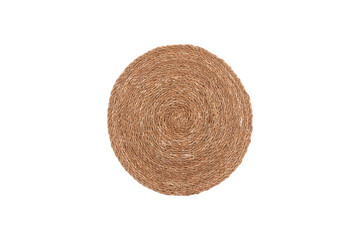 Round Woven Jute Placemat - Natural Fiber, Eco-Friendly, Rustic Table Decor, Handcrafted Circular Mat, Boho Style Dining Accessory, Durable and Stylish