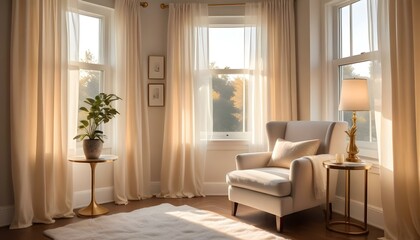 Photo interior modern design room 3d design	
