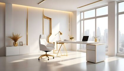 Photo interior modern design room 3d design	
