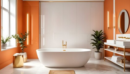 Photo interior modern design room 3d design