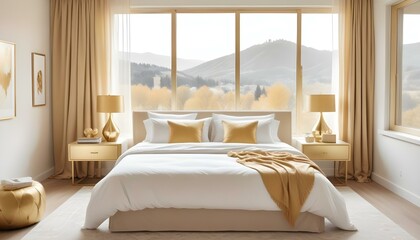 Photo interior modern design room 3d design