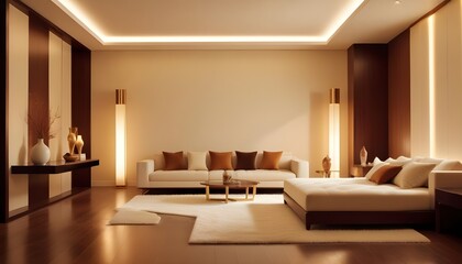 Fototapeta premium Photo interior modern design room