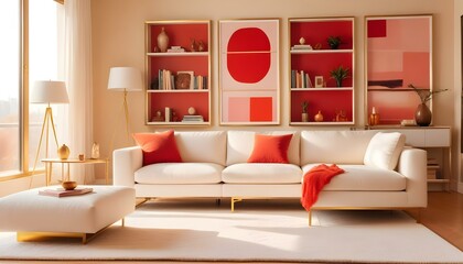 Photo interior modern design room 