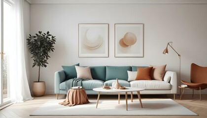 Photo interior modern design room 3d design