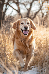 Obraz premium golden retriever dog