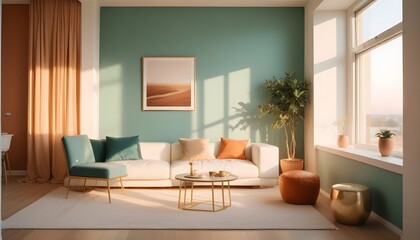 Fototapeta premium Photo interior modern design room