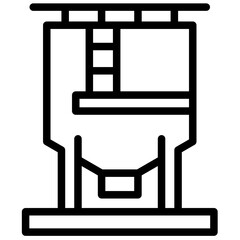 Grain Elevator Icon