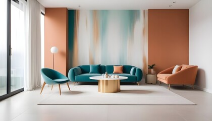 Photo interior modern design room 