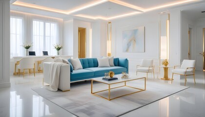 Fototapeta premium Photo interior modern design room 