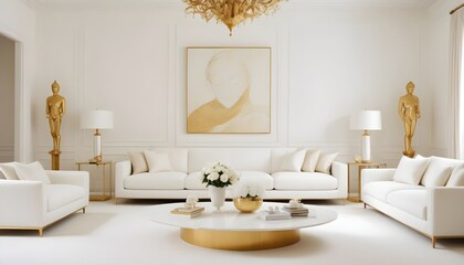 Photo interior modern design room 3d design