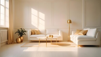 Photo interior modern design room 3d design