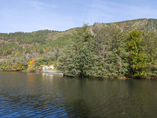 Autumn Landscape of Pancharevo lake,  Bulgaria