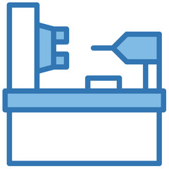 Lathe Machine Icon