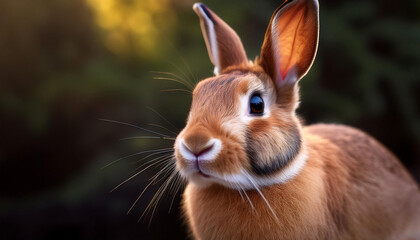 Fototapeta premium Close-Up of a Rabbit
