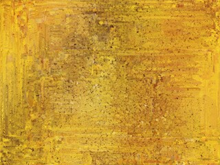 A textured, abstract background features a subtle pattern of brushstrokes in a warm, golden yellow color.