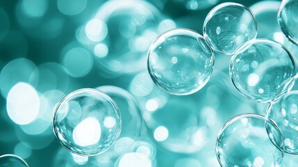 Gentle, overlapping circles of bokeh light, softly blurred with textured layers, creating an ethereal and peaceful atmosphere for backgrounds