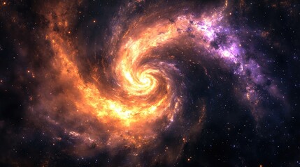 An abstract of swirling galaxy colors, highlighting the mystery and beauty of the cosmos in vibrant, cosmic hues