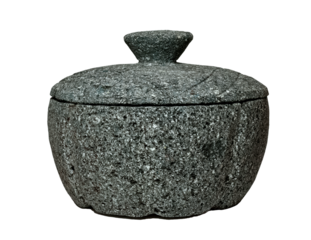 Molcajete con tapa 