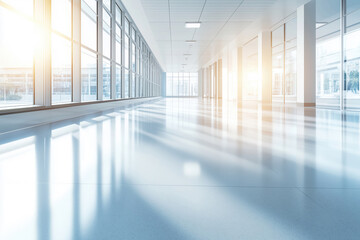 Fototapeta premium Modern minimalist clinic hall interior